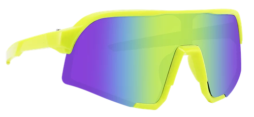 Kids Blade Wrap Sports Shield Baseball Cycling Sunglasses MultiColor Mirror D141 - Picture 11 of 16