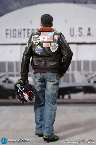 EN STOCK Nueva figura de acción DID MA80181 1/6 soldado masculino piloto de EE. UU. 12" - Imagen 8 de 8
