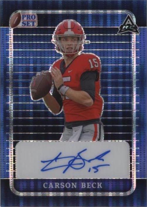 2023 Leaf Pro Set Metal Carson Beck #PA-CB1 - 1 of 2