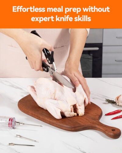 Kitchen Shear Stainless Steel Heavy Duty Poultry Shears Multi-Purpose Kitchen... - Picture 2 of 6