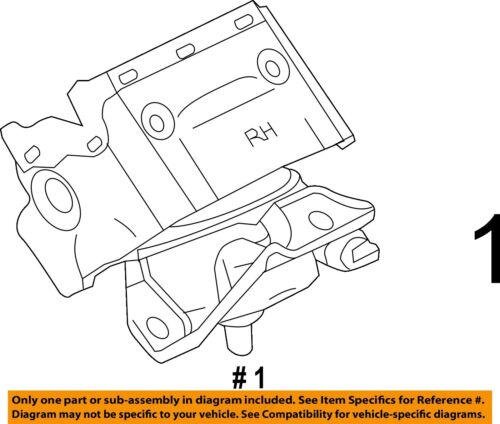 GM OEM 14-18 Sierra 1500 Engine Engine Trans Mounting-Motor Mount 84175579 - Picture 2 of 2
