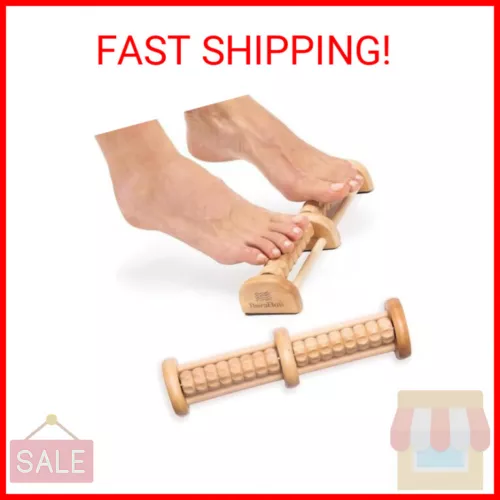 TheraFlow Small Dual Foot Massager for Plantar Fasciitis Relief - Foot Massager 