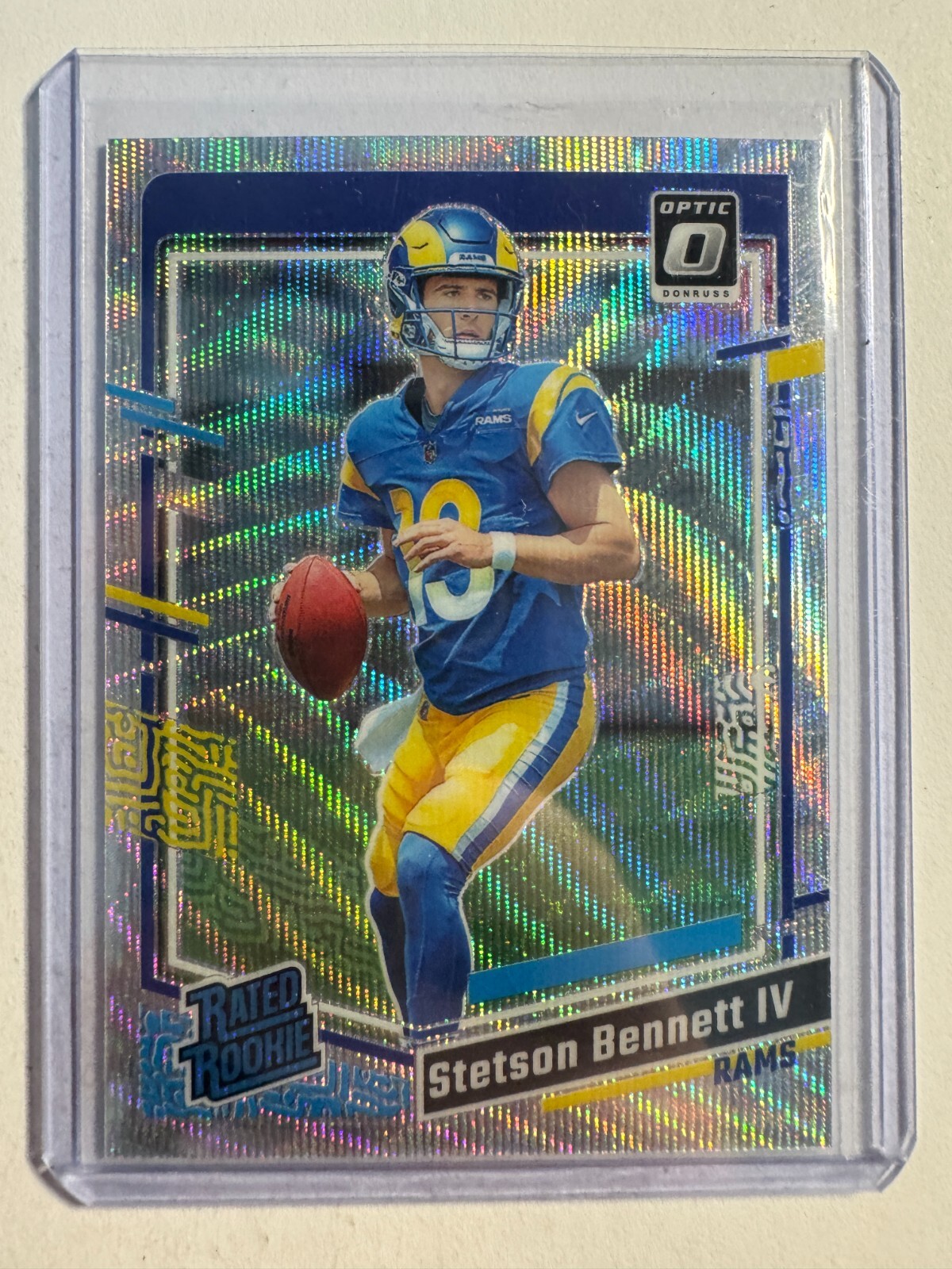 K296,002 - 2023 Donruss Optic Wave #267 Stetson Bennett IV RR #/300