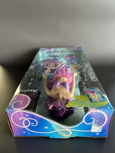 Fairytopia Barbie Doll Mermaidia MERISSA 2006 NIB Purple Hair Color Change J0723 - Picture 5 of 6