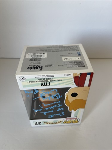 Funko Pop 27 autografiado por Billy West Fry Futurama certificado de autenticidad JSA 1 - Imagen 9 de 9