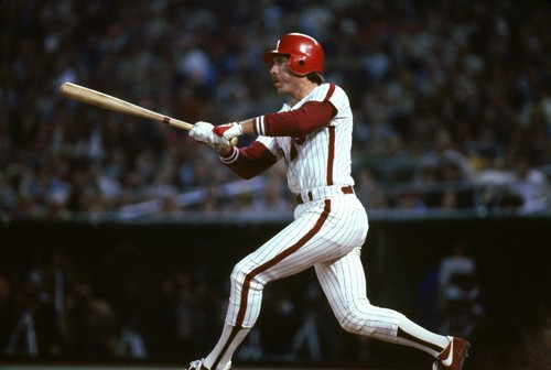 RAWLINGS 46 XL MIKE SCHMIDT PHILADELPHIA PHILLIES SET 1, ON FIELD 1989 Jersey - Picture 6 of 12