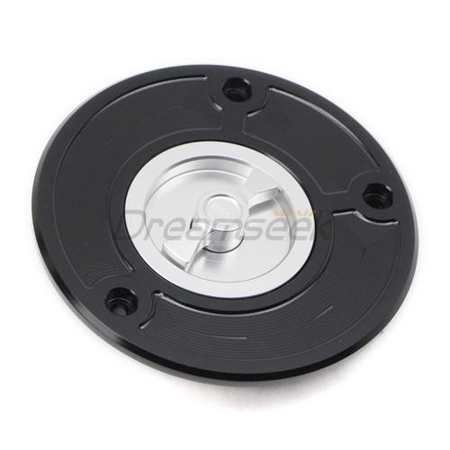 Fuel Gas Tank Cap Cover for Kawasaki Z750 Z1000 ER6N ZX14 Z800 Petrol Oil Guard - Picture 8 of 12