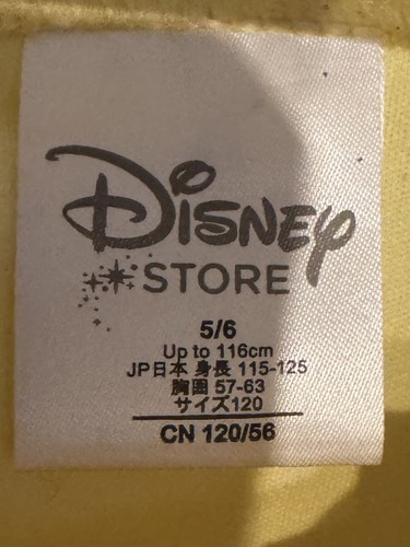 Disney Store Belle Costume Beauty & The Beast Yellow Gown Child Size S 5/6 V3 - 第 10/24 張圖片