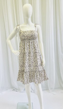 J.Crew Tie Up Cotton Ruffle Hem Size Small