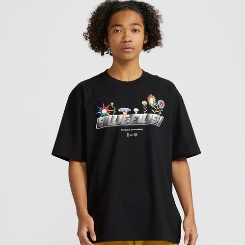 Billie Eilish by Takashi Murakami schwarzes T-Shirt Größe Large Uniqlo - Bild 3 von 5