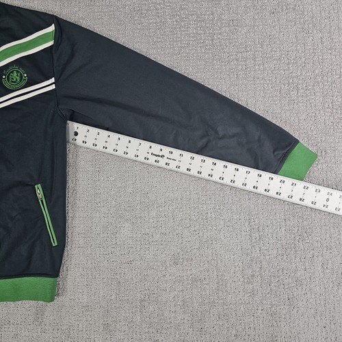 Oneill Track Jacket Soccer/Futbol Style Mens Size XL Green/Gray Coogi Style Y2K - Picture 9 of 10