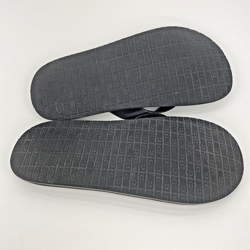 Sanuk Flip Flop Men’s 13 Black Fault Line - Picture 7 of 9