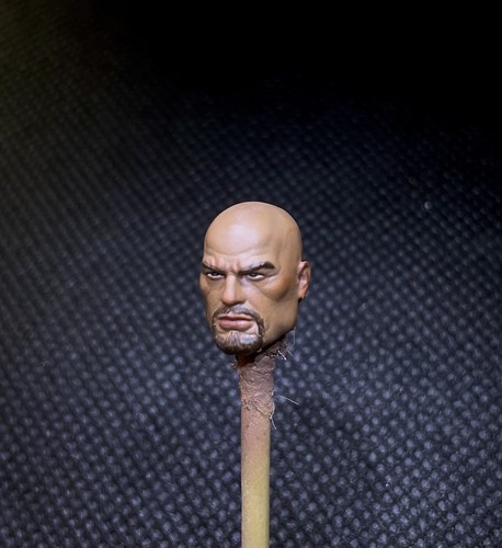 Painted 1/18 Scale Comics Luke Cage Head Carved Fit 3.75'' Action Figure - Picture 6 of 6