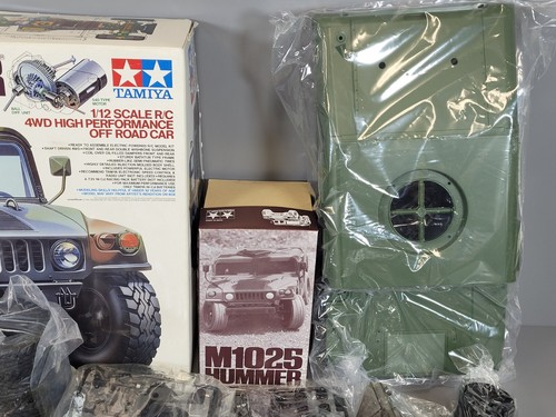 New Vintage Open Tamiya 1/12 RC M1025 Hummer Military TA01 Chassis 3Speed "Read" - Picture 22 of 22