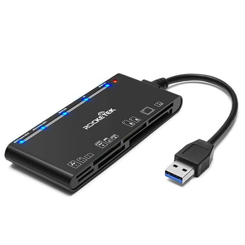 7-IN-1 USB 3.0 Memory Card Reader High-Speed Adapter for Micro SD SDXC CF SDHC - Picture 10 of 10