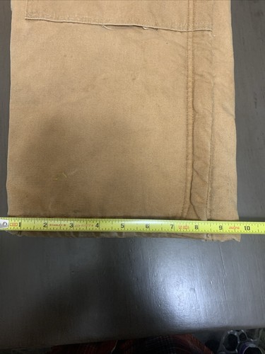 Carhartt 6FBQZ Bavaglino Tuta USA Uomo 38x32 Trapunta Tela Anatra Isolata - Foto 13 di 14