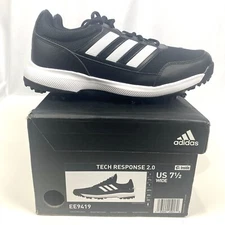 adidas men's tech response golf shoes size 7.5 black