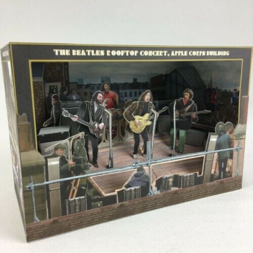 Beatles LEGENDARY ROOFTOP CONCERT 3D Art Paper Diorama Assemble Kit 18.5cm - Bild 7 von 9