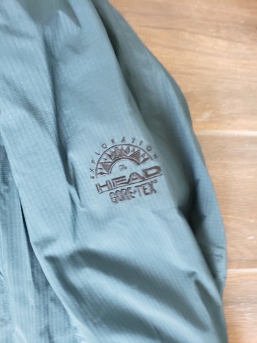 Men's Head Vintage Exploration Gore-Tex Jacket Sea Green Size M - Picture 3 of 4