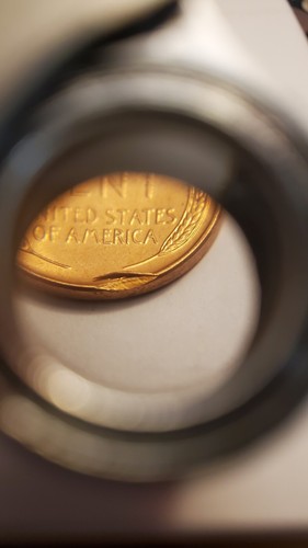 MIRAR **1958** D Wheat Penny BU Centavo Lincoln Rojo Con Troquel Rotura? - Imagen 21 de 24