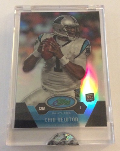 Tarjeta sin circular eTopps #11 Cam Newton Rookie 0989/1999 2011 - New Patriot QB - Imagen 1 de 2
