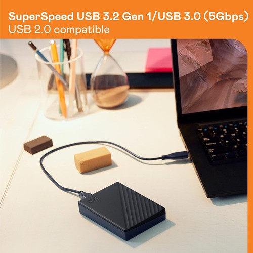NEW✅ WD My Passport 6TB Portable External Hard Drive HDD with ENCRYPTION! - Photo 5/17