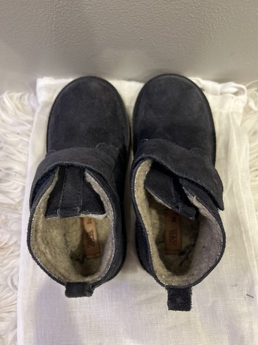 Zara- Toddler Lined Split Leather Ankle Boot- Boys Size 9.5- Pre-Owned - Picture 4 of 6