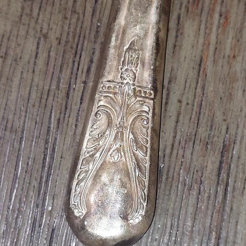 Lotto vintage di posate originali Wm Rogers Mfg Co 1940 AVALON-CABIN placcato argento - Foto 11 di 18
