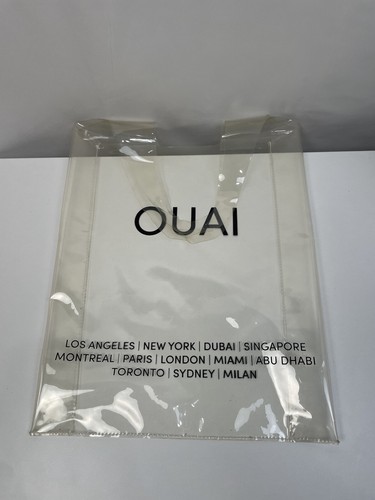 Ouai Clear PVC Tote Bag Discontinued Rare Hard To Find - Picture 1 of 3