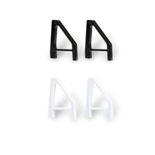 2x White Stands Legs 2x Black Stand Leg For Sony PlayStation 5 Slim Disc Edition