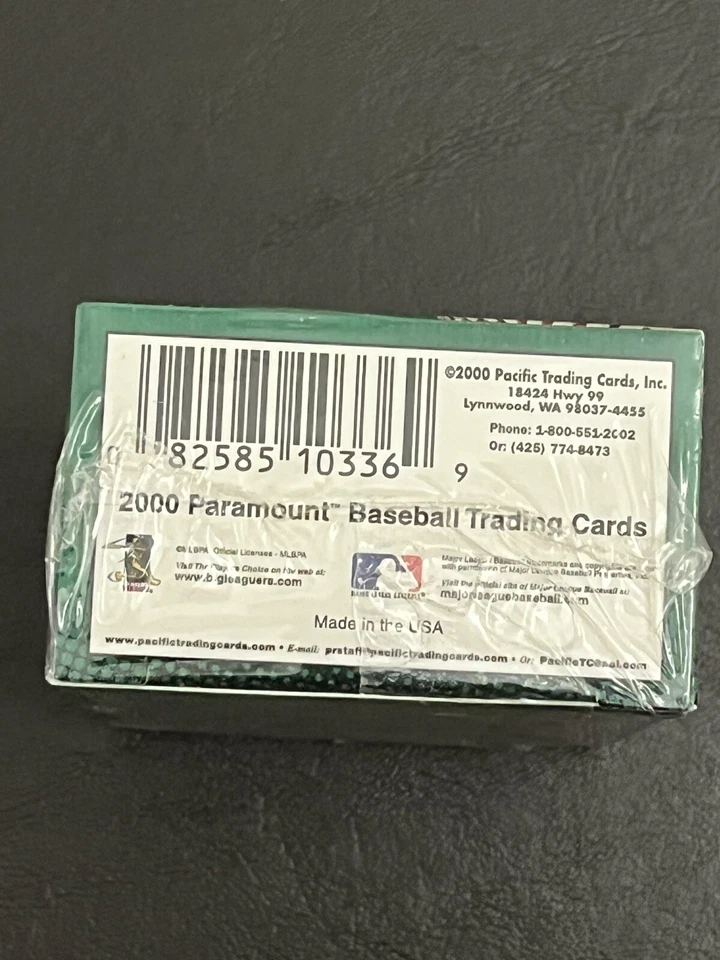 2000 PACIFIC BASEBALL PARAMOUNT UPDATE FACTORY SEALED (1) SET HOF Rookies RC MB - Image 3 of 4