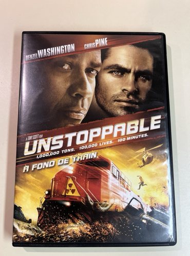 Unstoppable DVD, 2010 Runaway Train Action, Denzel Washington, Chris Pine, Bonus - Picture 2 of 3