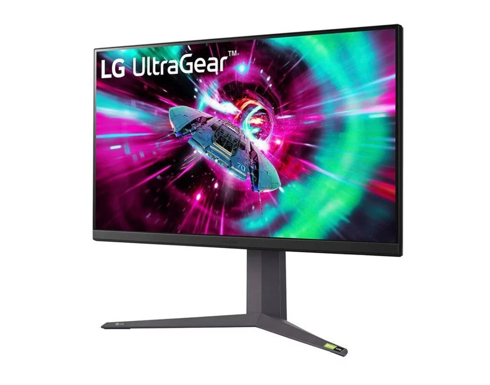 LG 27" UltraGear 27GR93U-B 4K UHD 144Hz FreeSync IPS 27in Monitor - Image 2 of 4