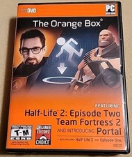 Orange Box Half-Life 2 (PC, 2007, 2-Disc) CIB w/Code Insert Team Fortress Portal