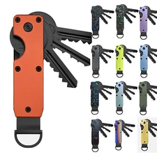 Key Organizer Compact Key Holder Metal Key Chain Minimalist Key Case Key Holder