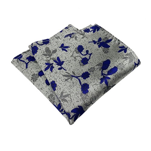 Mens Silk Lattice Parsley Floral Pocket Square Handkerchief Hanky Formal Wedding - Picture 29 of 39