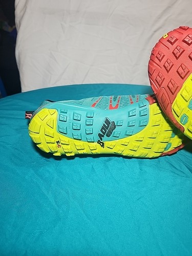 Inov8 Trailroc150 Herren 11 Damen 12,5 Trailschuhe Aqua Lime Rot Gym Runner - Bild 8 von 8