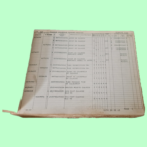 catalogue véhicules Renault armée militaire croquis 1963 pièces de rechanges - Foto 8 di 14