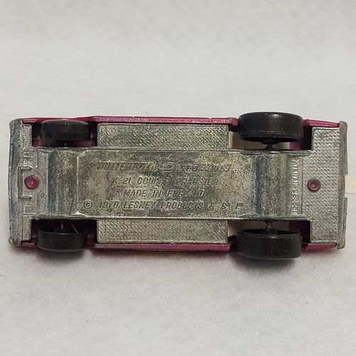 MATCHBOX SPEED KINGS K-21 COUGAR DRAGSTER Pink 1970 Motorsport Scale Model - Picture 11 of 12