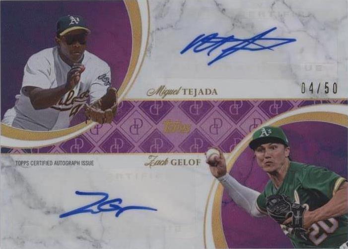 2024 Topps Dynamic Duals - Miguel Tejada Zack Gelof #42A - 1 of 1