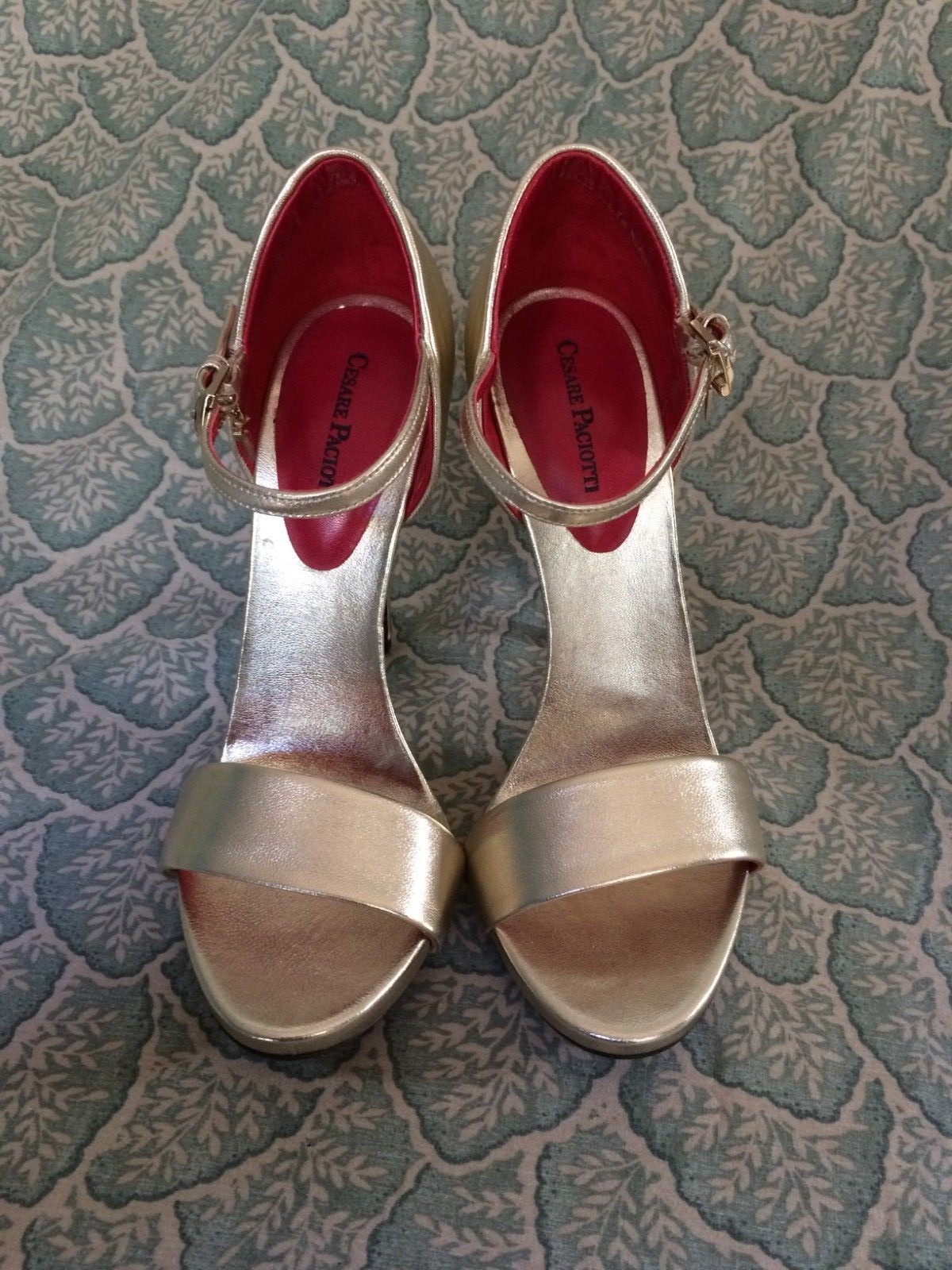 Cesare PACIOTTI Laminato oro oro oro oro Sandalias EU 39 UK 6 nos 9 Nuevo En Caja c57513 Cesare PACIOTTI Laminato oro oro oro oro Sandalias EU 39 UK 6 nos 9 Nuevo En Caja c57513