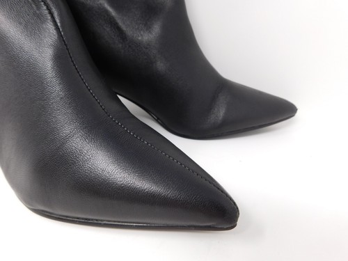 Steve Madden Women’s Leather Boots Lavan Knee High Pointed Heel Black Size 6.5M - Picture 11 of 13