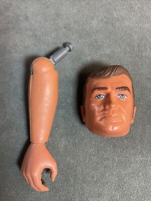 Vtg 1976 Kenner Six Million Dollar Man Maskatron Steve Austin Mask & Arm Bionic