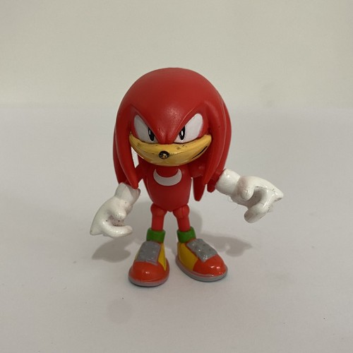 Sega Sonic Action Figure Sonic The Hedgehog Knuckles 2.5” Tomy Great Condition - Picture 2 of 8