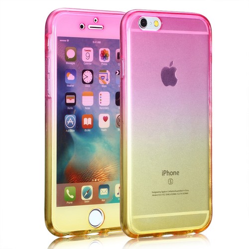 360° PROTECCIÓN TRASERA COMPLETA TRANSPARENTE DELGADA Gel Silicona Estuche Cubierta para iPhones - Imagen 18 de 20