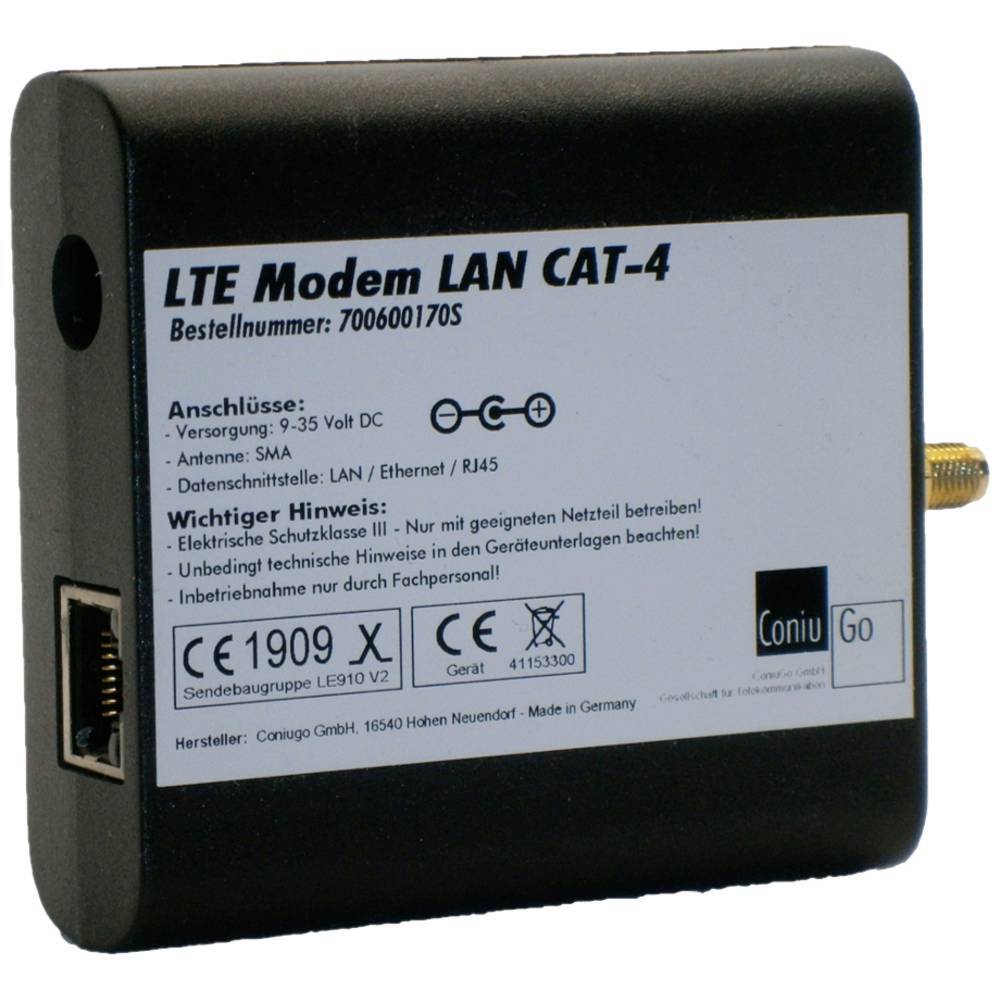 ConiuGo 700600170S LTE Modem 9 V/DC, 12 V/DC, 24 V/DC, 35 V/DC