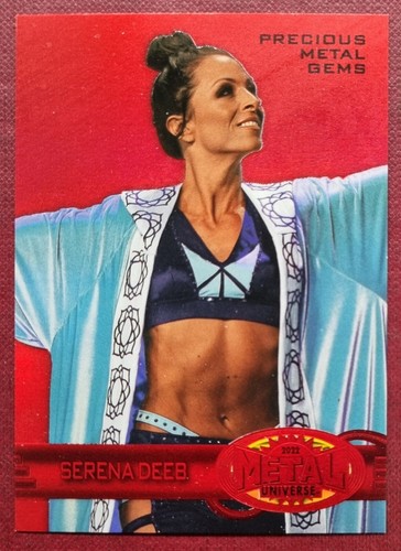 2022 AEW Serena Deeb Red PMG /100 Upper Deck Metal Universe Mint #70674 - Picture 1 of 2