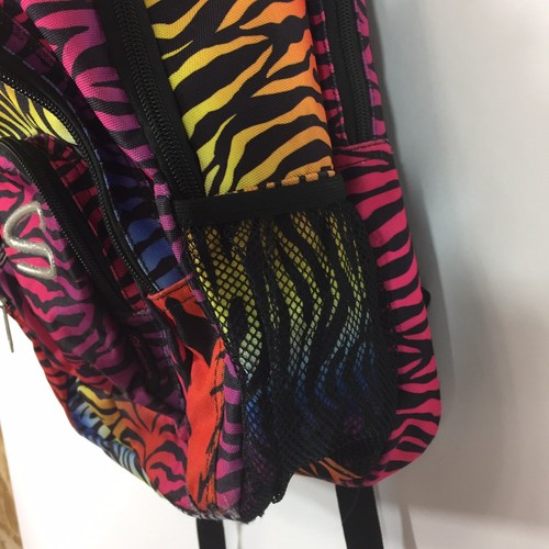Sketcher Multicolor Zebra Heavy duty Many zippered pocket Backpack - Picture 3 of 9