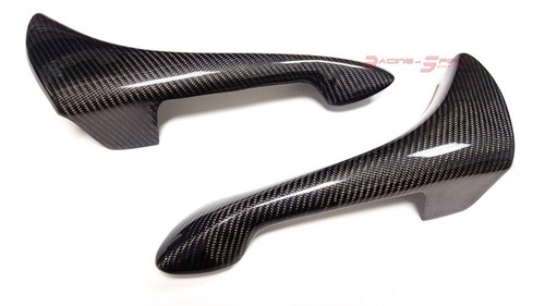 REAL 3D GLOSSY CARBON FIBER INTERIOR DOOR HANDLE COVER SET 01-05 MX-5 NB MIATA - Foto 2 di 8