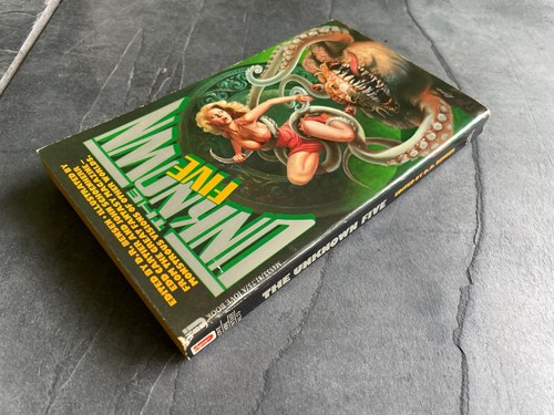 THE UNKNOWN FIVE D.R. BENSEN 1978 HBJ PULP SF ROWENA MORRILL CVR Sci Fi - Foto 2 di 4